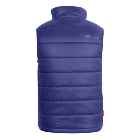 Kamizelka ultralekka dziecięca dla chłopca/dziewczynki Trollkids Kids Trondheim Vest dark purple/lavender (511-154)