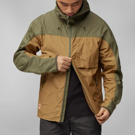 Kurtka softshell męska Fjällräven High Coast Wind Jacket M Buckwheat Brown-Green (F82606-232-620)