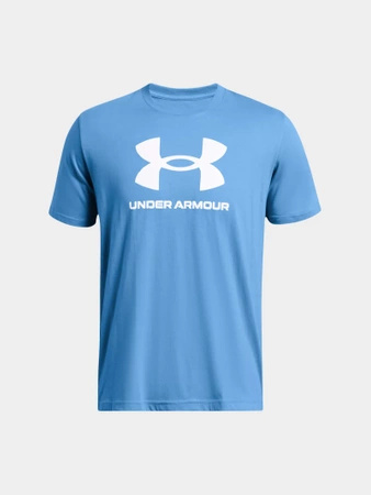 T-shirt męski Under Armour o luźnym kroju niebieski (1382911-444)