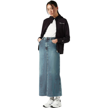 Bluza damska Champion Full Zip Hoodie Sweatshirt czarna (118099 KK001)