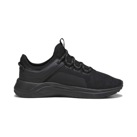 Wyprzedaż - Buty sportowe męskie Puma Softride Astro Slip Black Cool Dark oddychające czarne (378799-01)