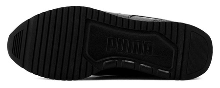 Wyprzedaż - Buty sportowe męskie czarne Puma R78 SL niskie wygodne sneakersy SoftFoam (374127-01)