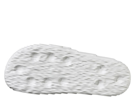 Klapki damskie/męskie adidas Adilette 22  Crystal White z wygodną profilowaną podeszwą białe (HQ4672)