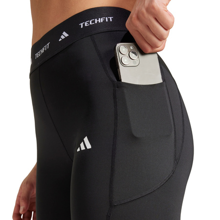Legginsy damskie adidas Techfit Stash Pocket Full-Length czarne (IT2282)
