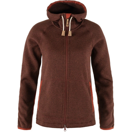 Polar damski Fjällräven Övik Fleece Hoodie W Autumn Leaf (F89516-215)