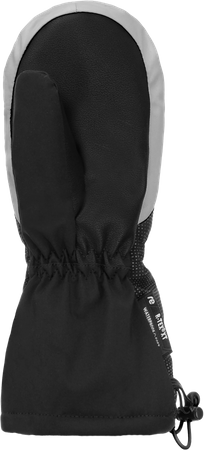 Wyprzedaż - Rękawice snowboardowe dziecięce Reusch Maxi R-Tex® XT Mitten jednopalczaste ocieplane wodoodporne czarno-szare (62/85/515/7070)