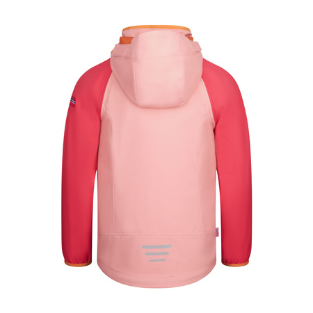 Kurtka softshell dla dziewczynki/chłopca Trollkids Kids Rondane Zip Off Jacket XT różowa (819-239)