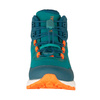Buty Trollkids Skarvan Hiker Mid XT Waterproof zielony morski/zielony lagunowy/zachód słońca na Saharze