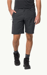 Wyprzedaż - Spodenki trekkingowe męskie Jack Wolfskin Active Track Shorts Men phantom czarne (1503791_6350)