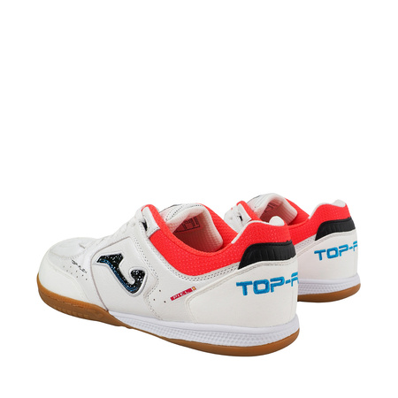 Buty piłkarskie Joma Top Flex Foot Shape 2502 Indoor białe (FOTOPW2502IN)