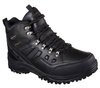 Wyprzedaż - Buty trekkingowe męskie Skechers Relaxed Fit Relment Traven sneakersy outdoorowe czarne (65529-BBK)