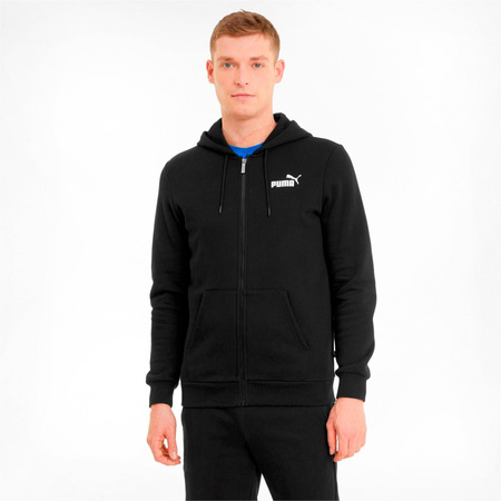 Bluza Puma ESS SMALL LOGO FZ HOODIE FL Czarny (58670201)