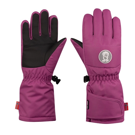 Rękawice zimowe Trollkids Kids Narvik Glove ciepła wodoodporne różowe (932-243)
