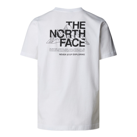 Koszulka The North Face M MOUNTAIN SKETCH SS TEE Biały (NF0A8EE8FN4)