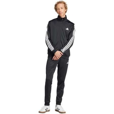 Dres męski adidas Sportswear Basic 3-Stripes Tricot czarny (JI8858)