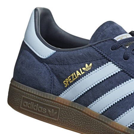 Buty męskie adidas Handball Spezial Collegiate Navy niebieskie skórzane trampki sportowe (BD7633)