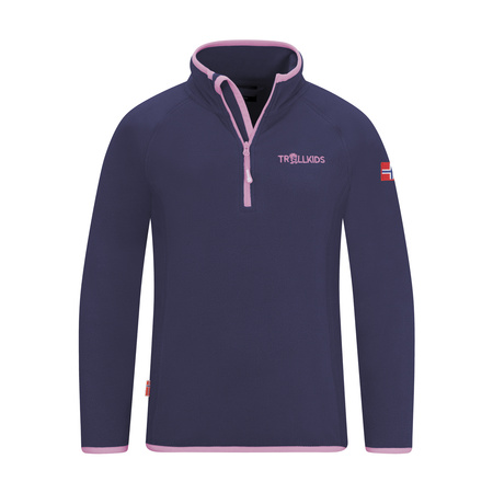 Bluza polarowa zapinana 1/2 dziecięca dla chłopca/dziewczynki Trollkids Kids Nordland Half Zip (707-111)