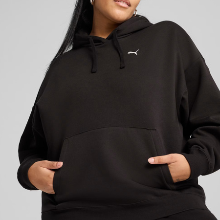 Bluza damska Puma ESS Comfort Hoodie FL czarna (682384 01)