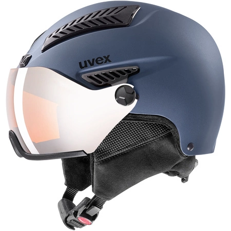 Wyprzedaż - Kask z wizjerem Uvex hlmt 600 visor 40 narciarski snowboard męski/damski (56/6/236/40)