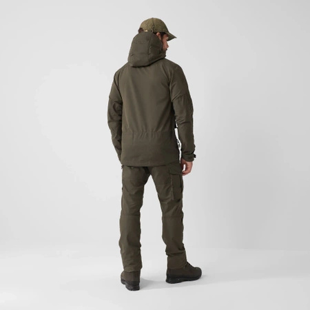 Kurtka softshell męska Fjällräven Lappland Hybrid Jacket M Dark Olive (F90170-633)