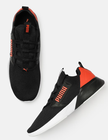 Wyprzedaż - Sneakersy do biegania Puma Retaliate Block buty sportowe czarne (195549-05)