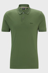 Koszulka Polo męska BOSS Pallas Open Green regular fit zielona (50468301-381)