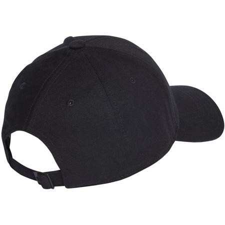 Czapka z daszkiem młodzieżowa adidas Big Tonal Logo Baseball Jr czarna (HZ3045)