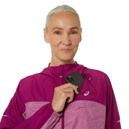 Kurtka Asics FujiTrail Packable Windbreaker W Różowa (2012C977-500)