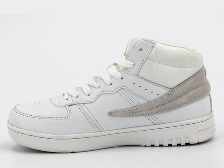 Wyprzedaż - Sneakersy wysokie damskie Fila Noclaf MID WMN buty sportowe za kostkę białe (FFW025410004)