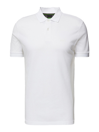 Koszulka Polo męska BOSS Pio 1 BIANCO regular fit biała (50507583-100)