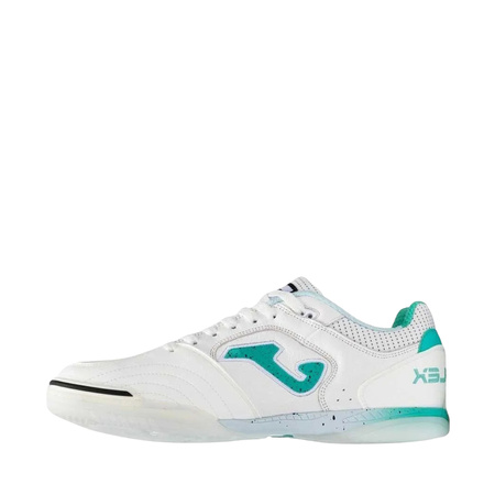 Buty piłkarskie Joma Top Flex 2502 Indoor biało-turkusowe (TOPW2502IN)