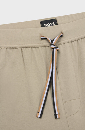 Szorty piżamowe męskie BOSS Unique Dark Beige beżowe (50515394-255)