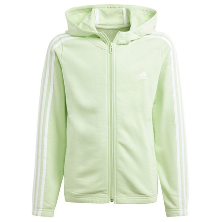 Bluza adidas 3 Stripes Full-Zip Hoodie Jr (IS2632)