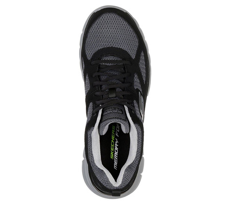 Buty treningowe męskie Skechers Burns Agoura czarne (52635-BKGY)