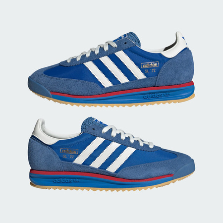 Buty sportowe męskie Adidas SL 72 RS blue sneakersy trampki zamszowe niebieskie (IG2132)