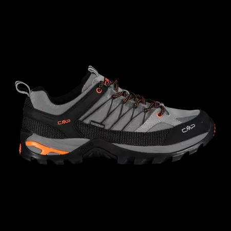 Trekkingi męskie wodoodporne CMP RIGEL LOW SHOE WP buty outdoor szare (3Q54457-75UE)