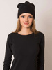 RUE PARIS Czarna czapka beanie (JK-CZ-3.17)