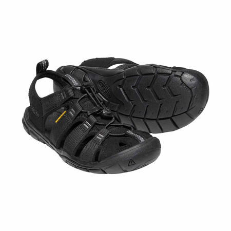 Sandały trekkingowe na lato damskie Keen Clearwater CNX Black/Black czarne (KE-1020662)