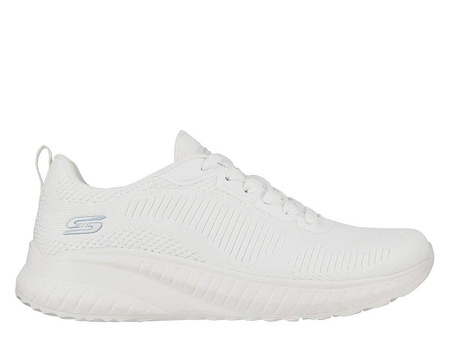 Sneakersy damskie Skechers BOBS Sport Squad Chaos Face Off White białe (117209-OFWT)