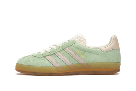 Buty damskie/męskie adidas Gazelle Indoor W “Semi Green” zamszowa cholewka zielone (IE2948)