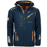 Kurtka softshellowa męska Geographgical Norway Royaute ASSOR A MEN 068 (WW1973H/GN/Navy / Fluo orange)