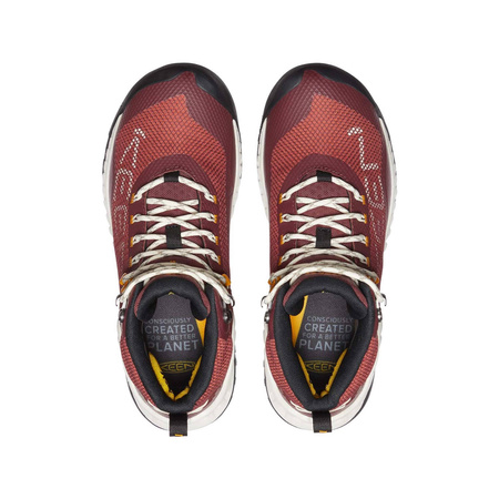 Wyprzedaż - Buty trekkingowa damskie KEEN NXIS EVO MID WP ANDORRA/GOLDEN YELLOW oddychająca membrana (KE-1027793)