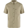 Koszula z krótkim rękawem męska Fjällräven Övik Travel Shirt SS M Sand Stone (F87039-195)