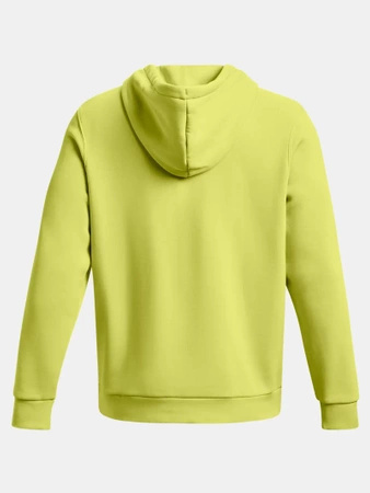 Bluza kangurka męska UNDER ARMOUR Essential Fleece z kapturem zółta (1373880-743)