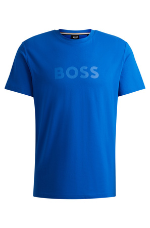 Wyprzedaż - T-shirt męski BOSS RN Medium Blue niebieski (50503276-423)