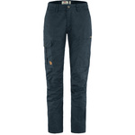 Wyprzedaż - Spodnie trekkingowe damskie Fjällräven Karla Pro Trousers Curved W Dark Navy outdoorowe granatowe (F89727-555)