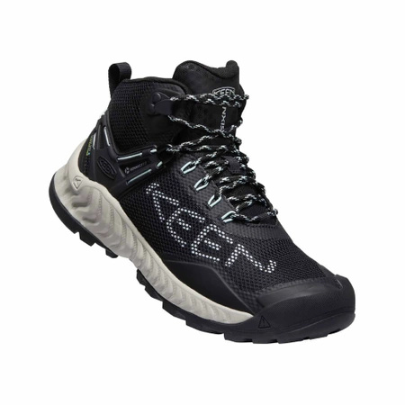 Wyprzedaż - Buty trekkingowe męskie Keen NXIS EVO MID WP outdoorowe wodoodporne czarne (KE-1025911)