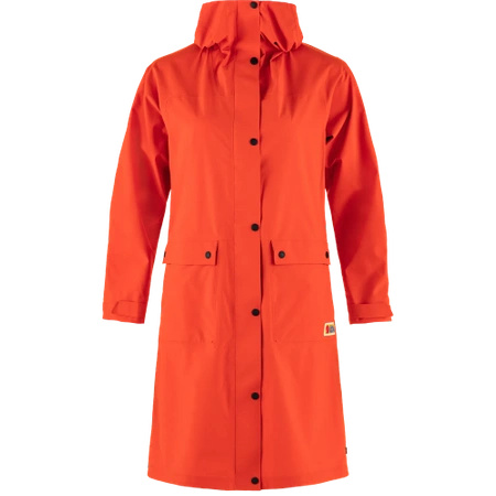 Kurtka softshell damska Fjällräven Vardag Rain Parka W Flame Orange (F14500131-214)