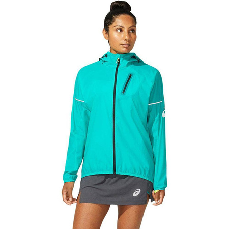 Kurtka Asics FujiTrail Jacket W Turkusowa