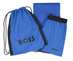 Szorty kąpielowe męskie BOSS Beach Set Medium Blue basenowe niebieskie/czarne (50516178-423)